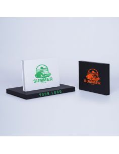 Customized Personalized Magnetic Box Hingbox 15,5x11x2 CM | HINGBOX | SCREEN PRINTING ON ONE SIDE IN ONE COLOUR