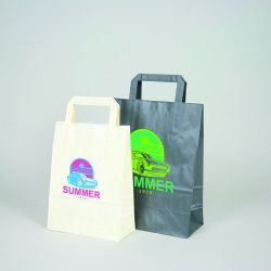 Shopping bag personalizzata Box 26x17x25 CM | SHOPPING BAG BOX | STAMPA FLEXO IN DUE COLORI SU AREE PREDEFINITA SU ENTRAMBI I...