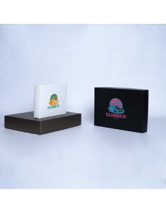 Customized Personalized foldable box Campana 52x40x9 CM | CAMPANA | SCREEN PRINTING ON ONE SIDE IN TWO COLOURS