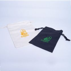 Customized Personalized cotton pouch 9x12 CM | COTTON POUCH | SCREEN PRINTING ON ONE SIDE IN ONE COLOUR