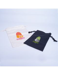 Customized Personalized cotton pouch 35x42 CM | COTTON POUCH | SCREEN PRINTING ON ONE SIDE IN TWO COLOURS