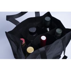 Gepersonaliseerde Customized non-woven bottle bag 28x20x33 CM | SAC LUS BOUTEILLE NON TISSÉ TNT | IMPRESSION EN SÉRIGRAPHIE S...