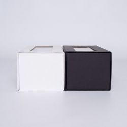 Personalisierte Clearbox Magnetbox 22x10x11 CM | CLEARBOX | IMPRESSION EN SÉRIGRAPHIE SUR UNE FACE EN DEUX COULEURS