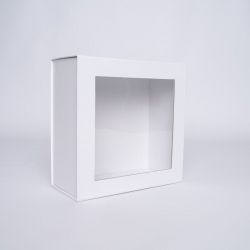 Boîte aimantée personnalisée Clearbox 22x22x10 CM | CLEARBOX | IMPRESSION À CHAUD